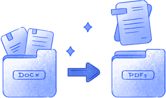 Image to explain that Zoho Writer allows you to easily covert existing documents to interactive, dynamic fillable PDFs and forms